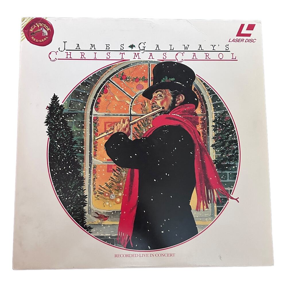 James Galway's Christmas Carol Laserdisc Film Concert BBC 1986 Flute St. Albans